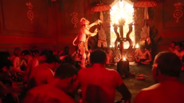Kecak Пожежна танець — стокове відео