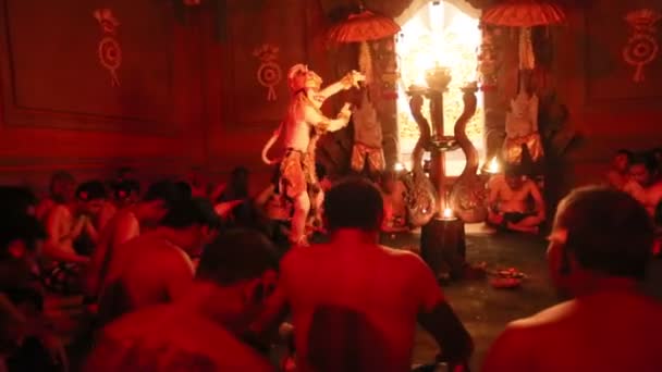 Kecak Fuoco Danza — Video Stock