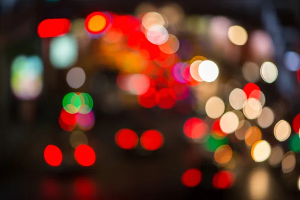 Night traffic lights — Stock Photo, Image