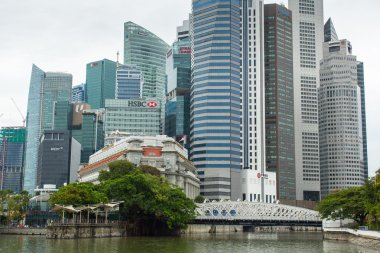 Binalar manzarası iş bölgesinde