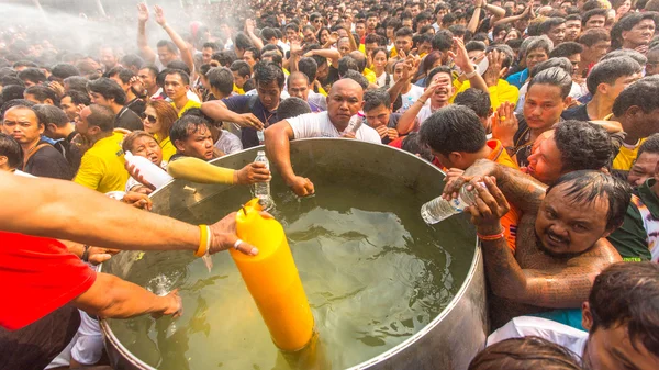 Blessing with Holy water — Stock Photo, Image