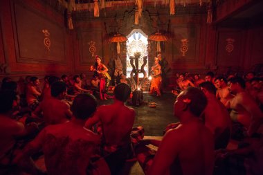 Kecak Trance ateşi dans