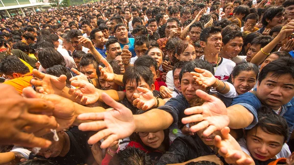 Master Day ceremoni på Wat Bang Phra kloster — Stockfoto