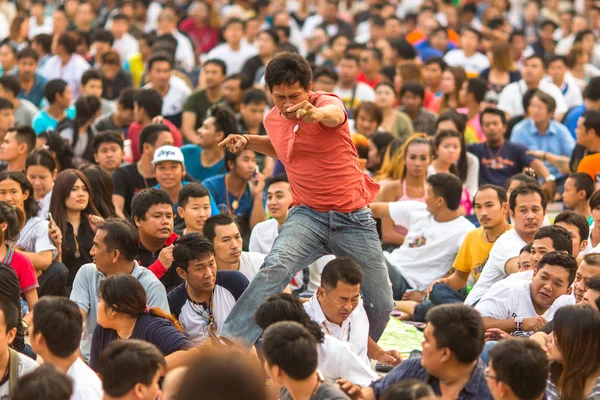 Partecipanti sconosciuti alla cerimonia del Master Day — Foto Stock