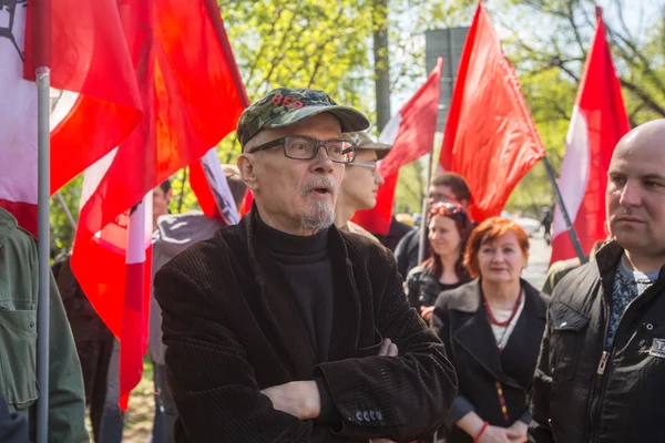 Eduard Limonov, escritor nacionalista russo — Fotografia de Stock