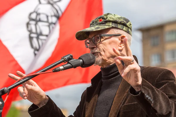 Eduard Limonov, escritor nacionalista russo — Fotografia de Stock