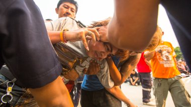 Bilinmeyen katılımcılar Master gün töreni 