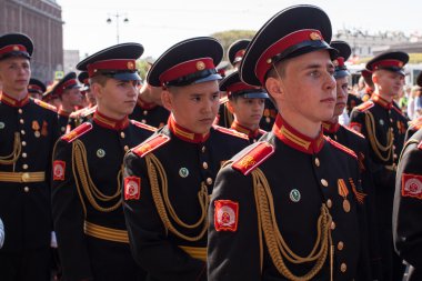 Rus Ordusu geçit töreni Zafer Bayramı