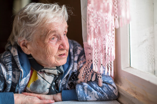 portrait of an elderly woman