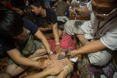 geleneksel Yantra dövme