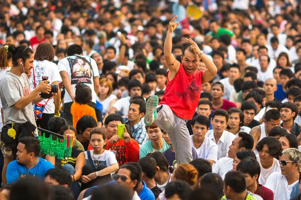 未知的参与者的大师国庆仪式 — 图库照片