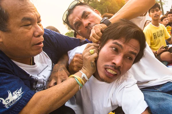 Participantes desconhecidos da Cerimônia do Dia Mestre — Fotografia de Stock