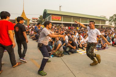Bilinmeyen katılımcılar Master gün töreni