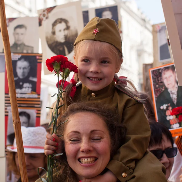 Onsterfelijk Regiment in Rusland — Stockfoto