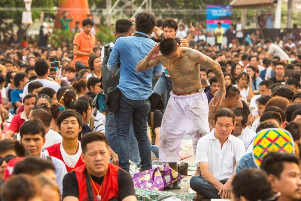 Ceremonia del Día Maestro en able Khong Khuen — Foto de Stock