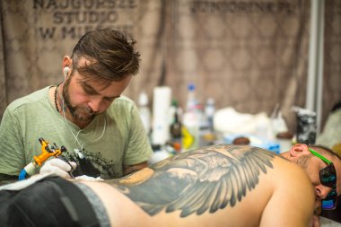 Krakow şehrinde uluslararası dövme Kongre