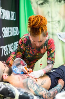 Krakow şehrinde uluslararası dövme Kongre