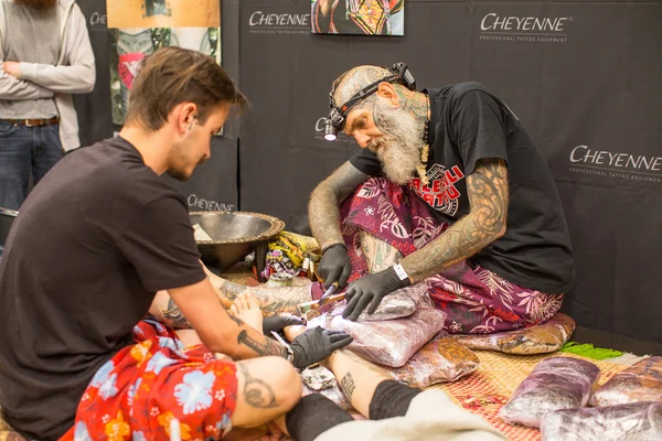 Convenzione internazionale del tatuaggio a Cracovia — Foto Stock