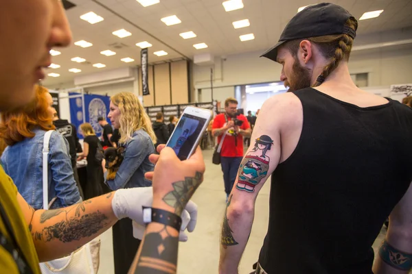 11-th International Tattoo Convention — Stock Photo, Image