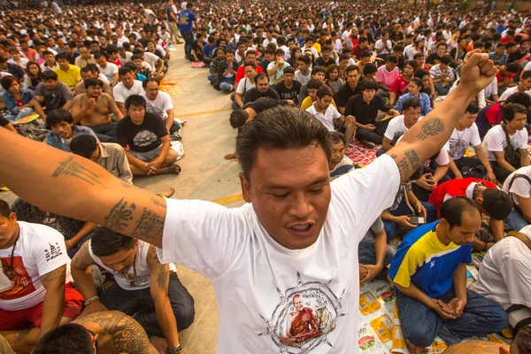 Ceremonia del Día del Maestro en Wat Bang — Foto de Stock