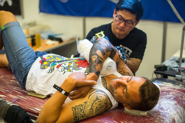 11-th International Tattoo Convention — Stock Photo, Image