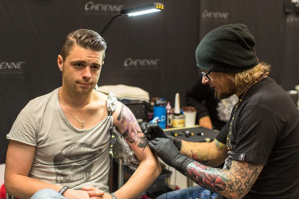 Nemzetközi tetoválás egyezmény Krakkóban — Stock Fotó