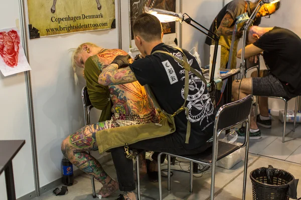 Convenzione internazionale del tatuaggio a Cracovia — Foto Stock