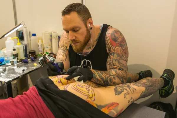 Convention internationale sur le tatouage à Cracovie — Photo