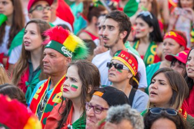  Maç sırasında Portekizce hayranları