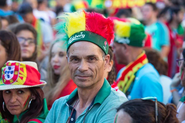  Maç sırasında Portekizce hayranları