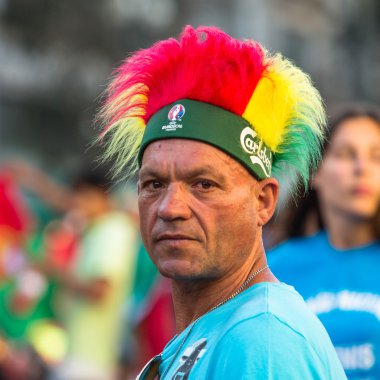 Maç sırasında Portekizce hayranları