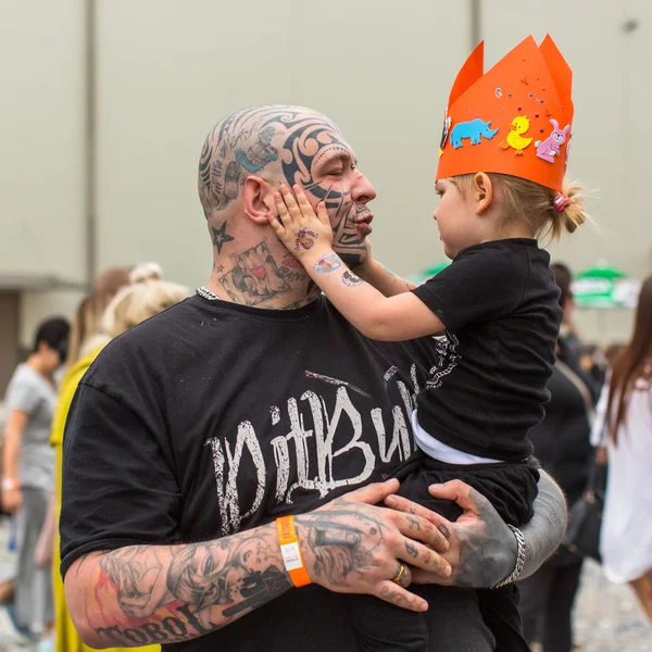 Unidentified festival participants — Stock Photo, Image