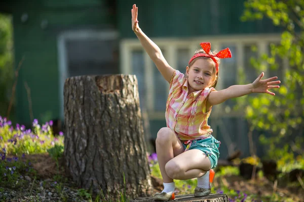 Naughty little girl — Stock Photo, Image