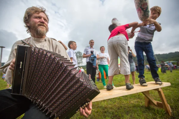 Estival av folkkultur ryska teet. — Stockfoto