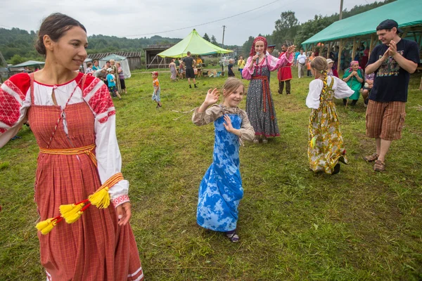 Festival av folkkultur ryska teet — Stockfoto