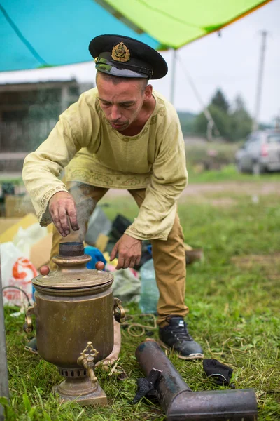 俄罗斯茶民俗文化节 — 图库照片