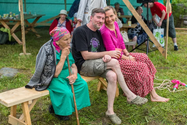 Festivali halk kültürü Rus çayı — Stok fotoğraf