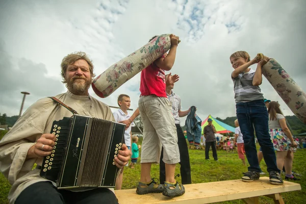 Festival of folk culture Russian Tea — Stock Photo, Image