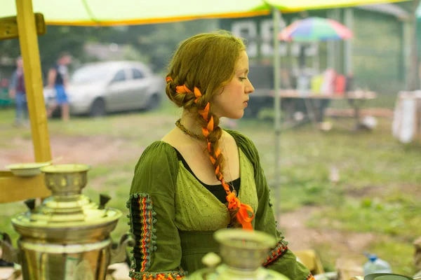 Festival of folk culture Russian Tea — Stock Photo, Image