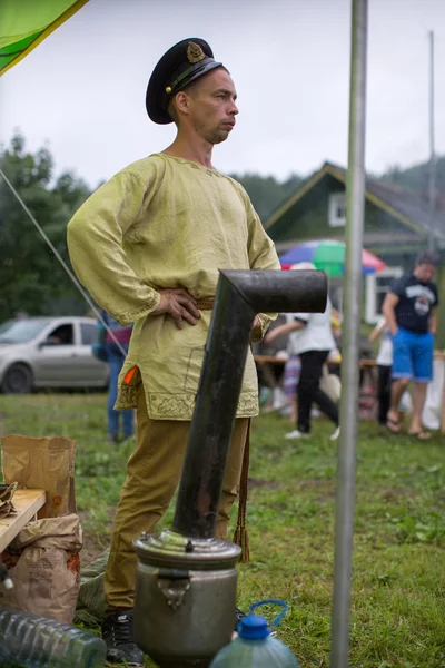 Festival lidové kultury ruský čaj — Stock fotografie