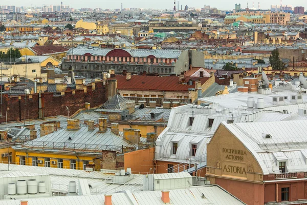 Pohled z kolonády katedrály svatého Izáka — Stock fotografie