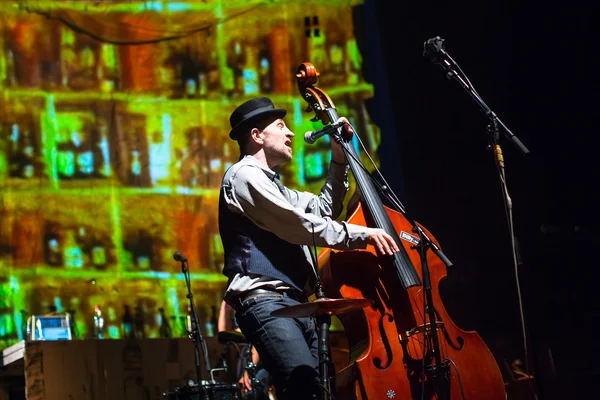 Performance da Banda Billys no Museu de Arte — Fotografia de Stock