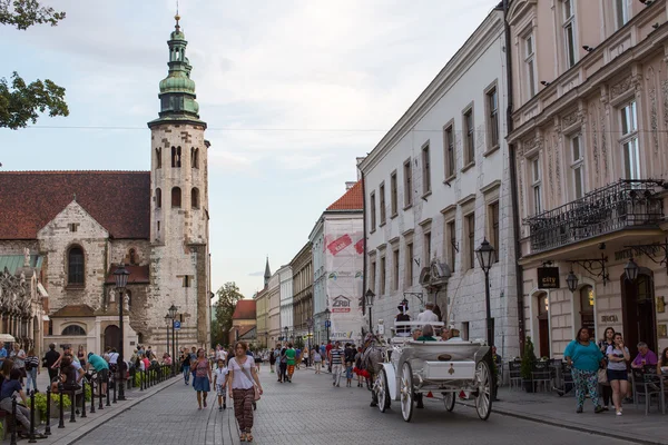 Исторический центр Кракова — стоковое фото