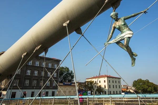 Art installation iron sculpture — Stock Photo, Image