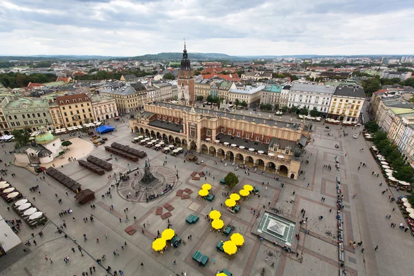 Vista aerea di Cracovia — Foto Stock
