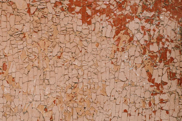 Tekstura Farby Obierającej Starym Drewnianym Materiale Rustykalnym Ścianie — Zdjęcie stockowe