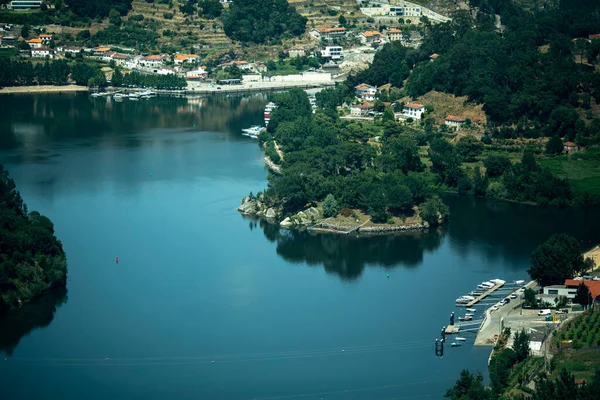 Widok Rzekę Douro Aveiro Portugalia — Zdjęcie stockowe