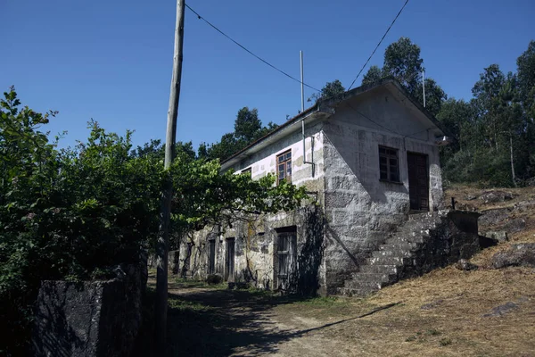 Une Maison Rurale Typique Dans Municipalité Arouca Portugal — Photo