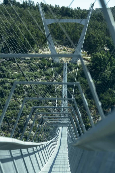 Pont Suspendu Arouca 516 Dans Municipalité Arouca Portugal — Photo