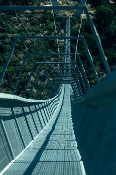 Arouca 516 Köprüsü Uzun Asma Köprü Portekiz — Stok fotoğraf